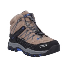 CMP Hiking Shoe Rigel Mid WP (waterproof) light brown/royal blue Kids